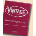 20 Strike Stock Color Reverse Print Matchbooks (Gray Ink & Burgundy Board)